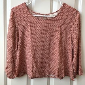 Pins and Needles Orange Crop Top