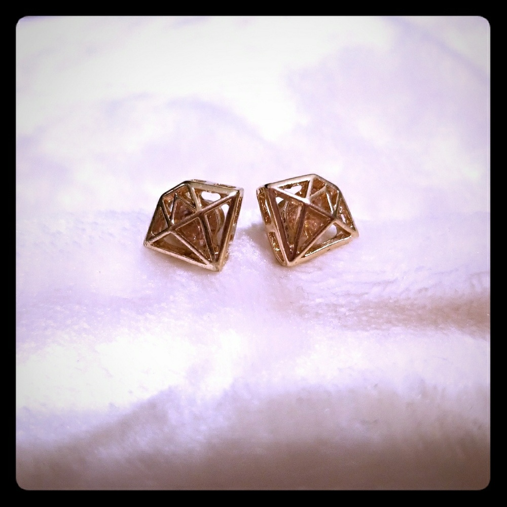 "Diamond" earrings