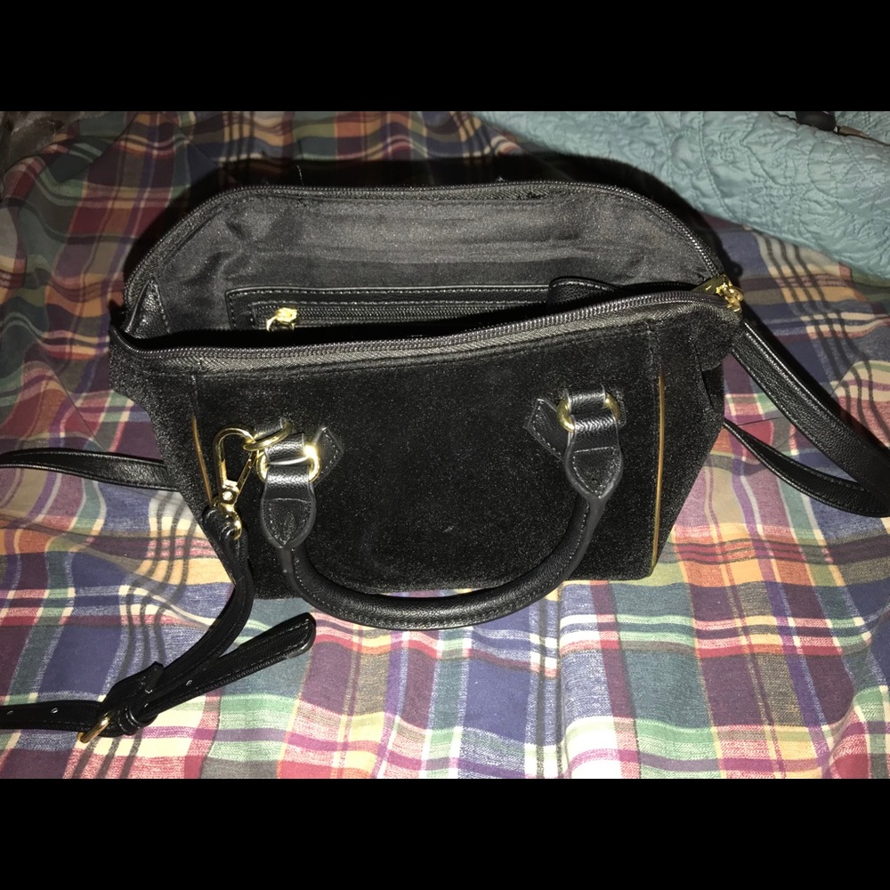 Liz Claiborne velvet crossbody