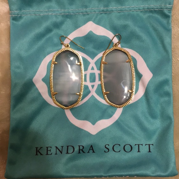 Kendra Scott Jewelry - Danielle Gold Earrings In Slate