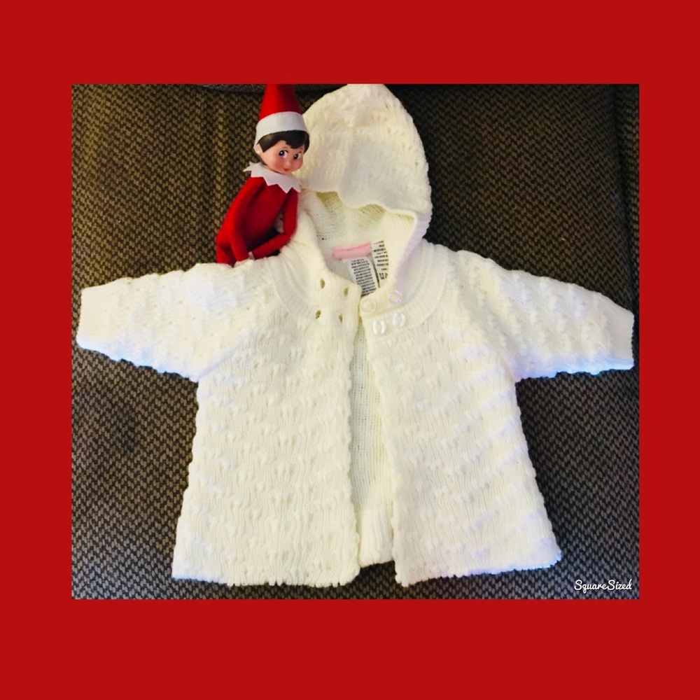 Beautiful crotchet baby coat Excellent Condition
