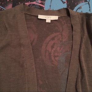 LOFT Open Front Cardigan