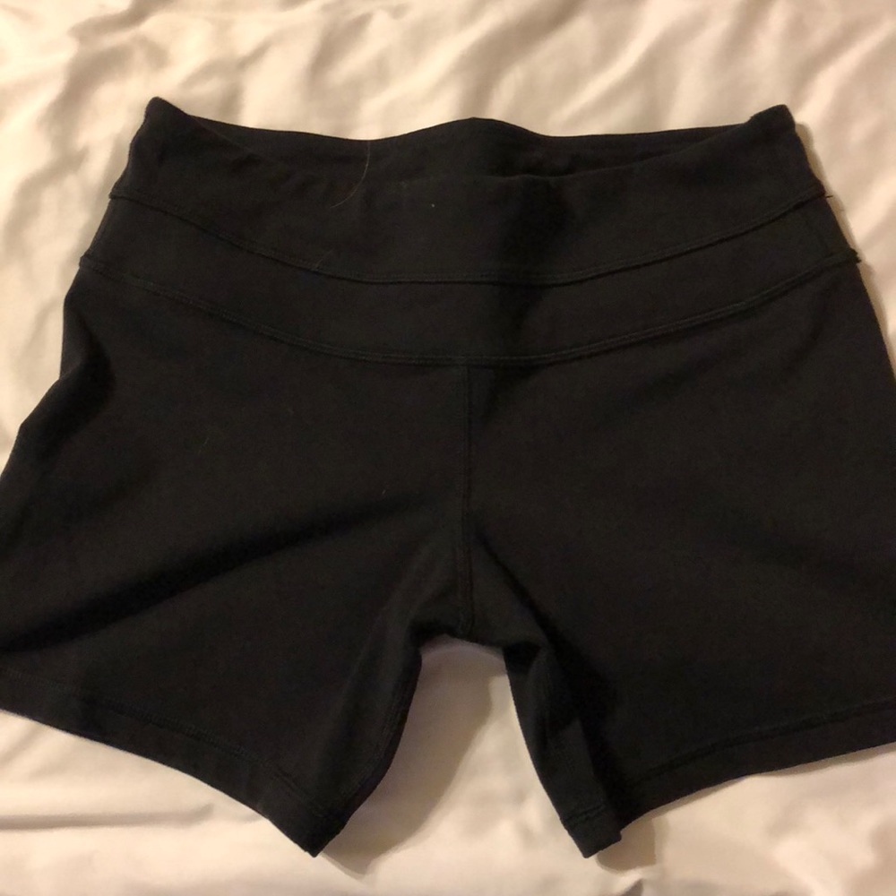 Black Lululemon Train Times Shorts