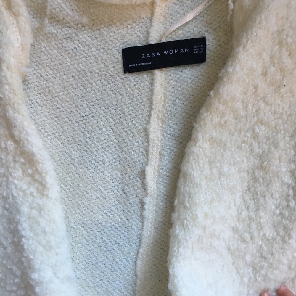Zara white Sherpa vest - Picture 3 of 3