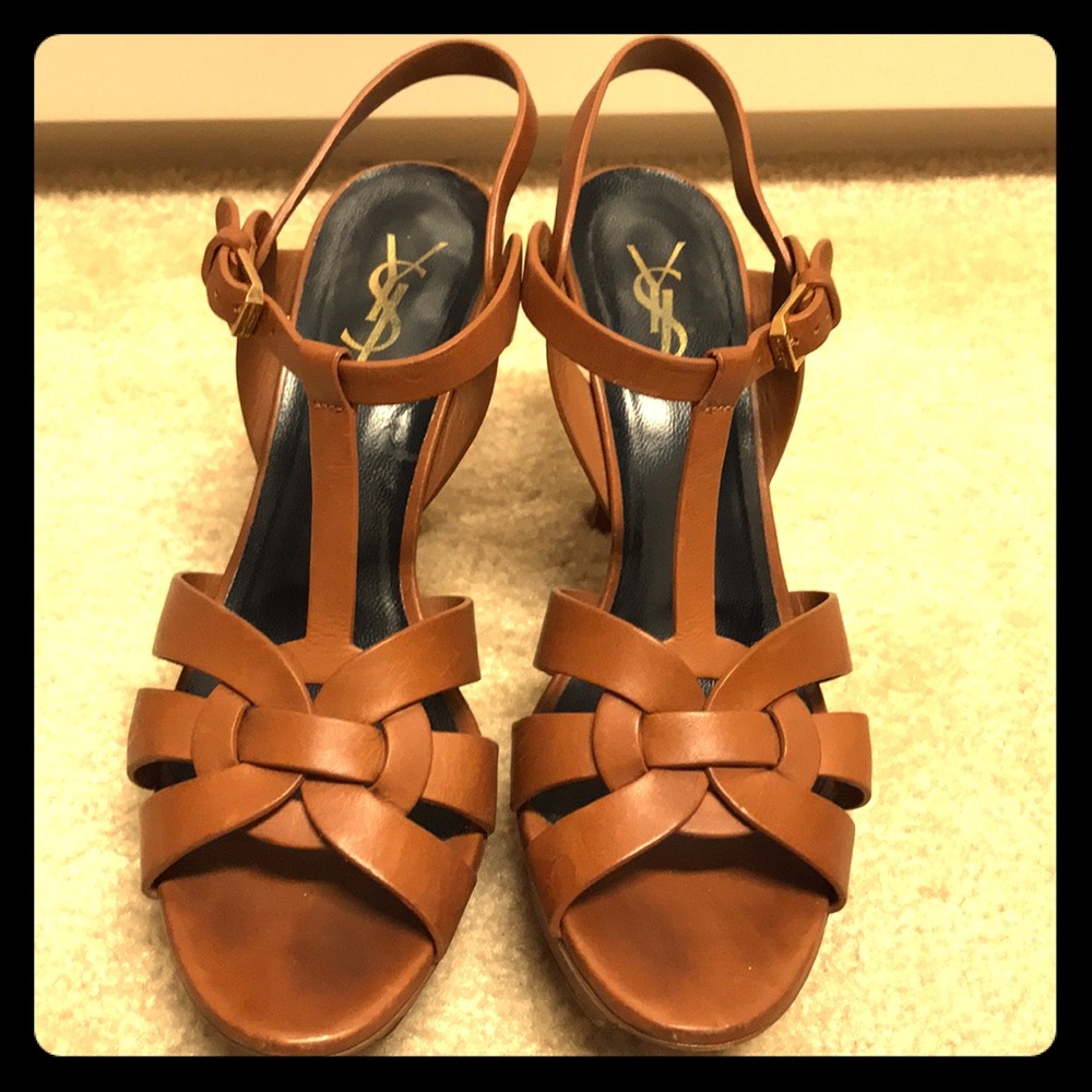 Authentic YSL Classic Tribute Sandal/Heel