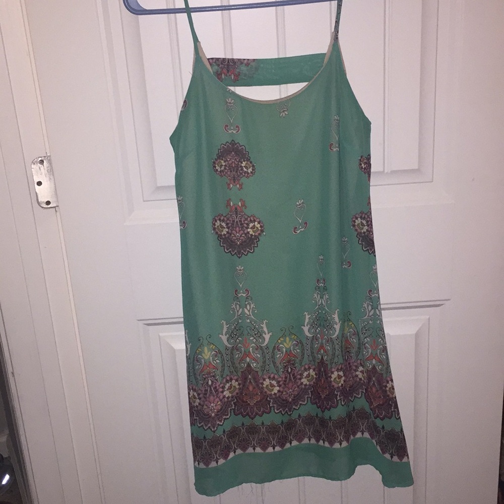 Green Chiffon Dress
