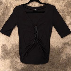 Nasty Gal Lace Up Top