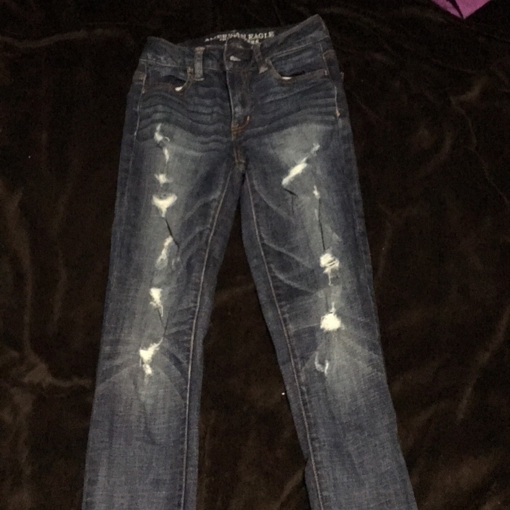 Regular ripped jeans