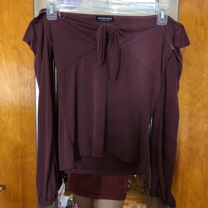 Fashion nova - plum off the shoulder top