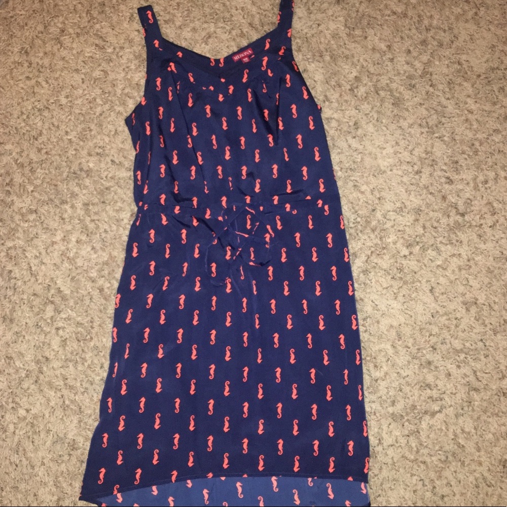 Tank dress • Seahorse print