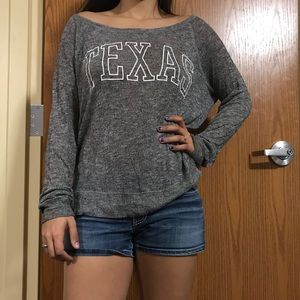 Victorias Secret Texas Longhorns Grey Sweater