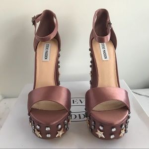 💗 NEW Steve Madden Dusty Rose Platform Sandals 💗