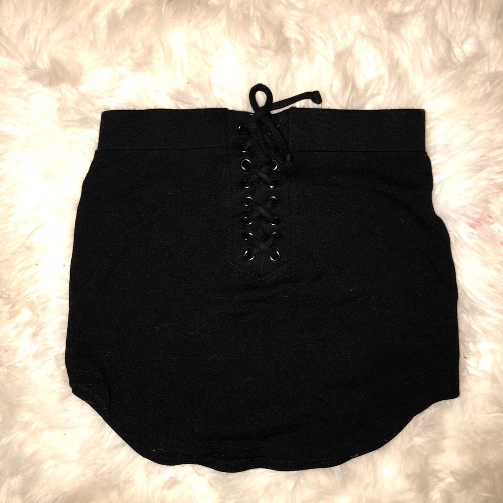 Forever 21 lace up skirt