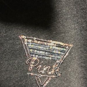 Sparkly PINK pullover quarter zip