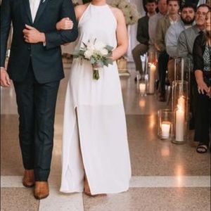 Show me your mumu ivory crisp bridesmaids dress