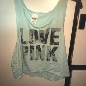 love pink crop top