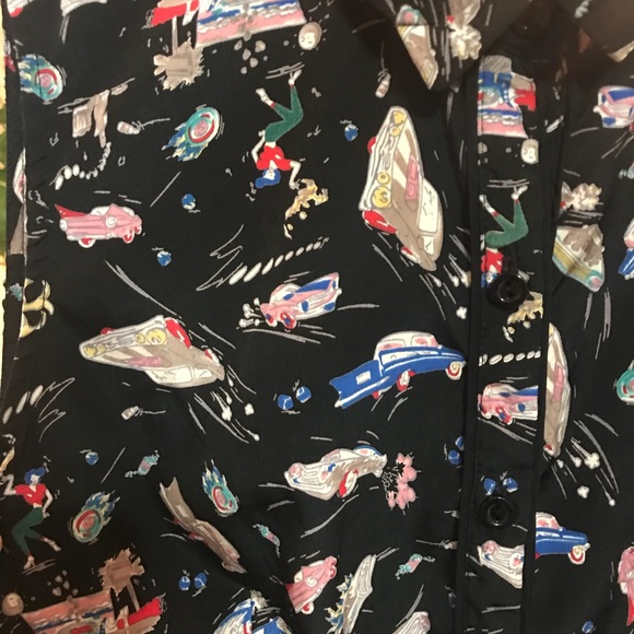 Sleeveless button up dress with collar - Picture 3 of 3