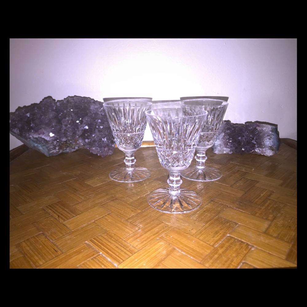 Authentic Waterford Crystal Claret Wine Glasses