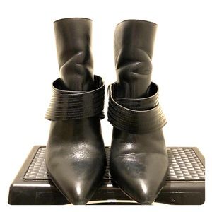 Black BCBGMaxazria Heeled Booties