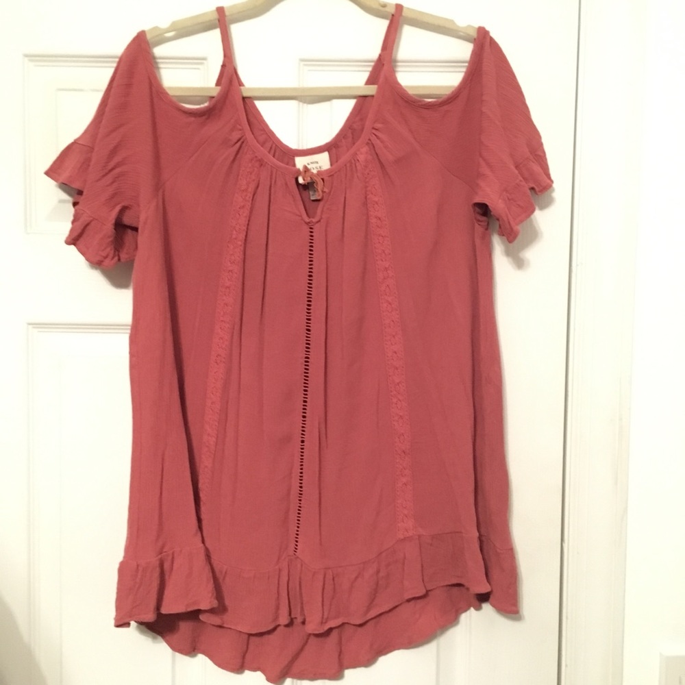 Open Shoulder Blouse