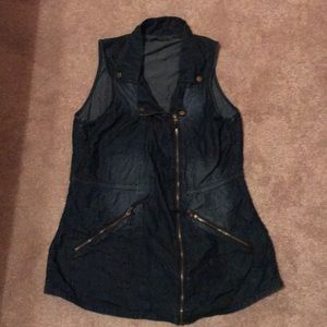 Denim vest