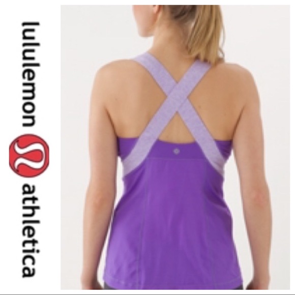 lululemon athletica Tops - 💕SALE💕Lululemon Lavender Push Ur Limits Tank Top