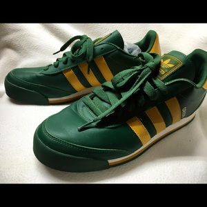 Adidas Orion Green and Yellow Sneakers