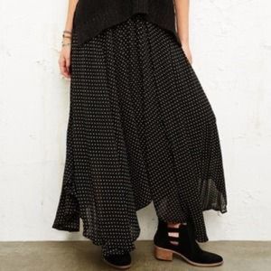 Free People✔️Polka Dot Lovely Lady✔️Maxi Skirt