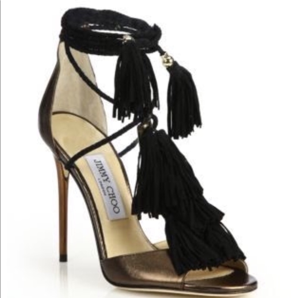 Jimmychoo metallic sandal