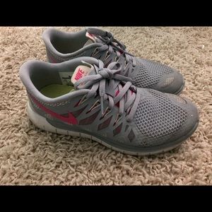 Grey Nike Free Run