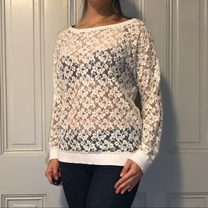 See though white shirt