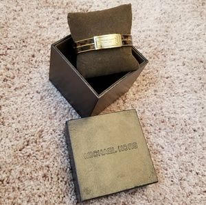 AUTHENTIC Michael Kors gold and tortoise bracelet
