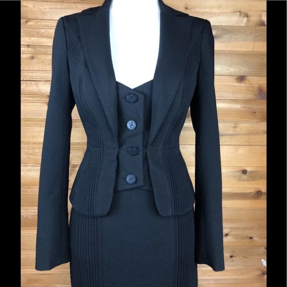 ***Searching For*** Bebe 3-piece Skirt Suit