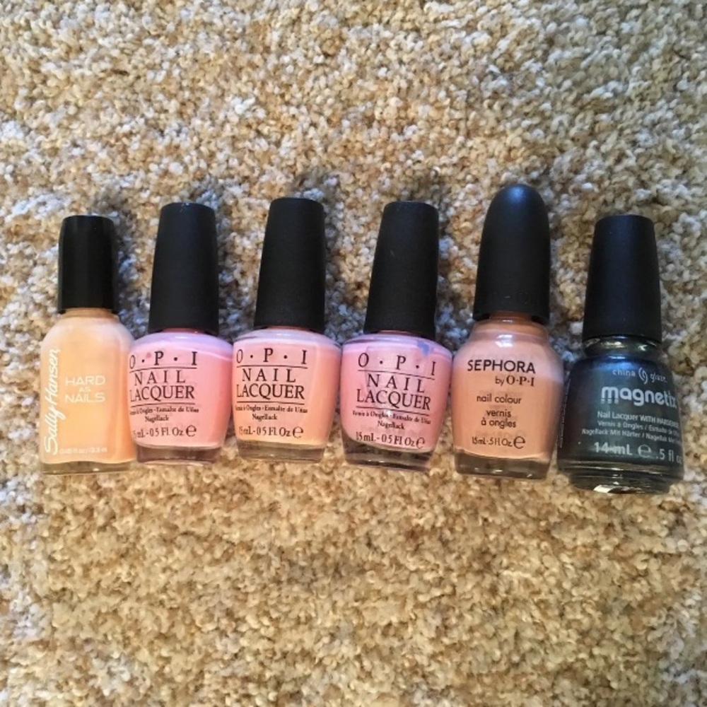 Nail polish bundle OPI China Glaze Sephora pink
