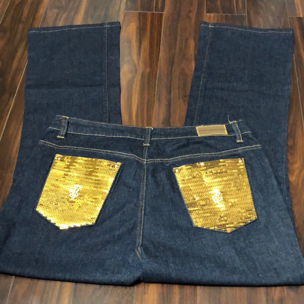 Sequin Pocket Jeans