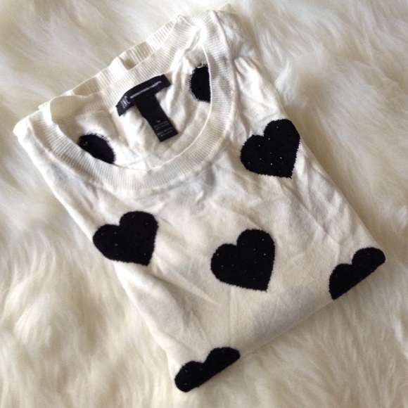 INC International Concepts Sweaters - INC Sweater with Hearts Medium