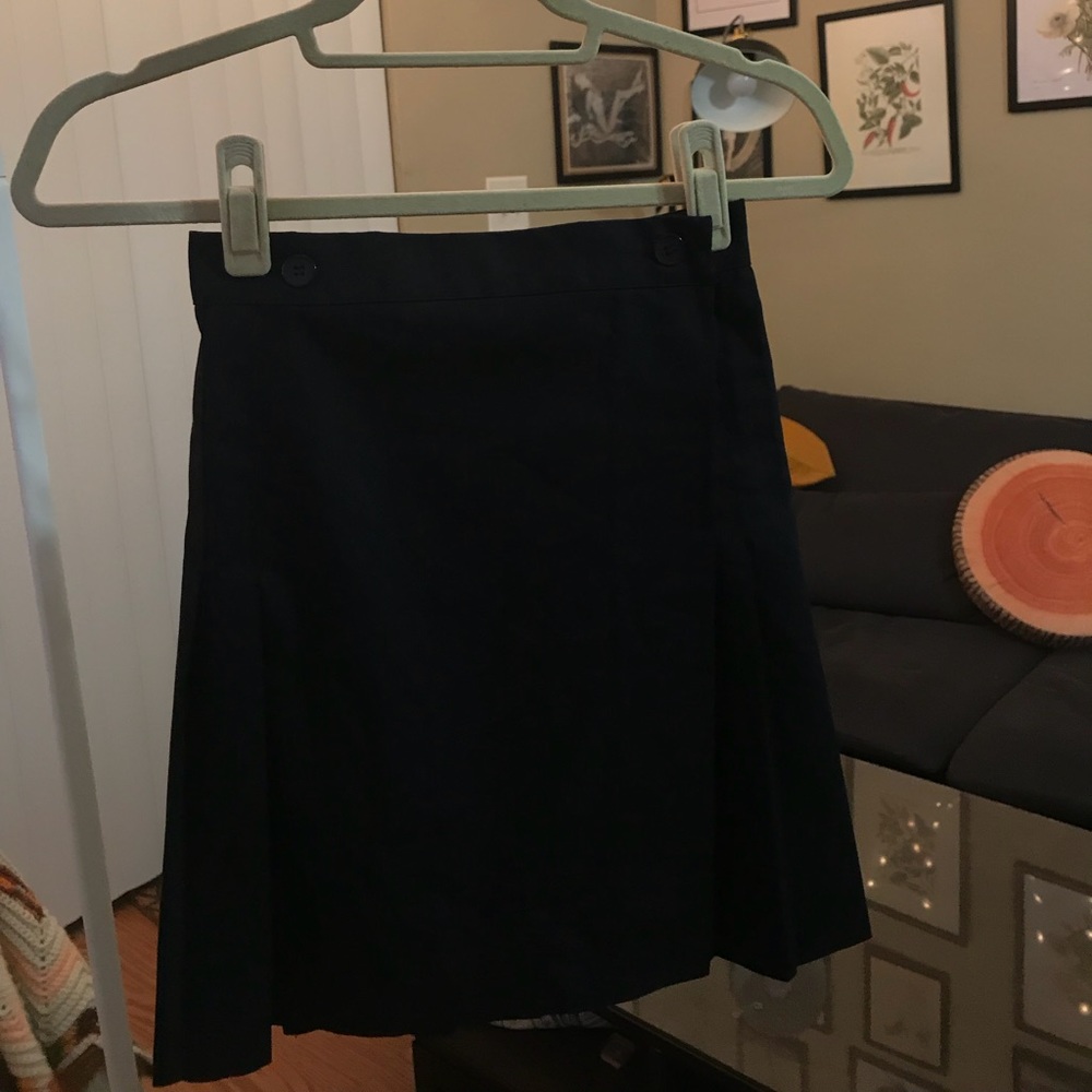 AA pleated schoolgirl skirt