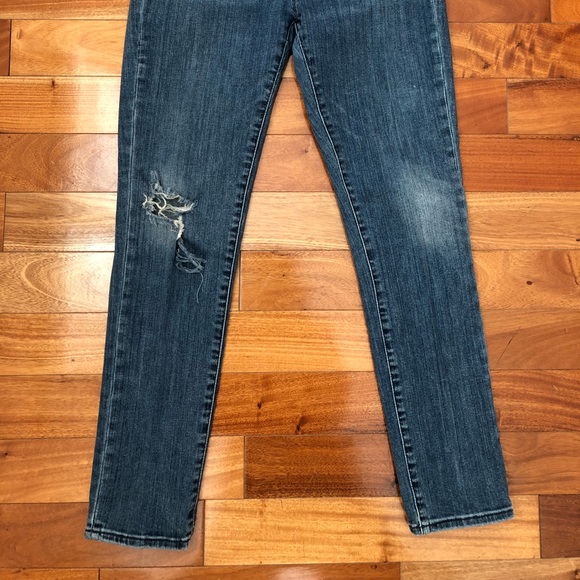 Gap 1969 Always Skinny High Rise Ripped Jeans - Picture 3 of 7