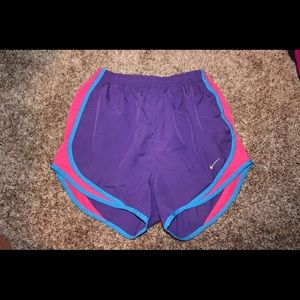 Purple NIKE shorts XS