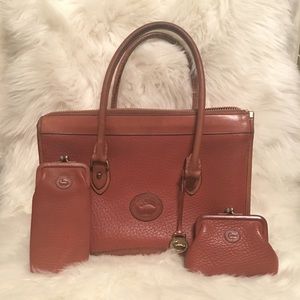Vintage Dooney & Bourke Satchel w/Accessories
