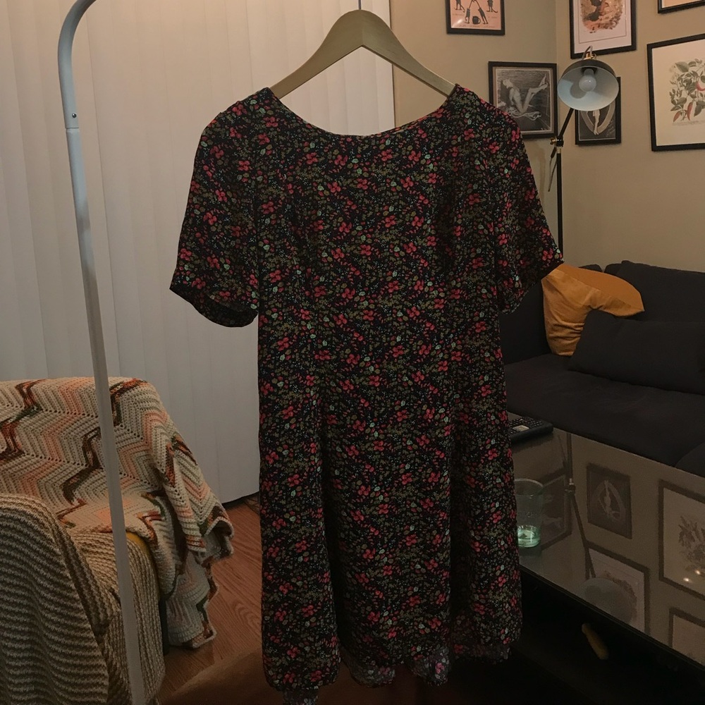 Mini floral dress