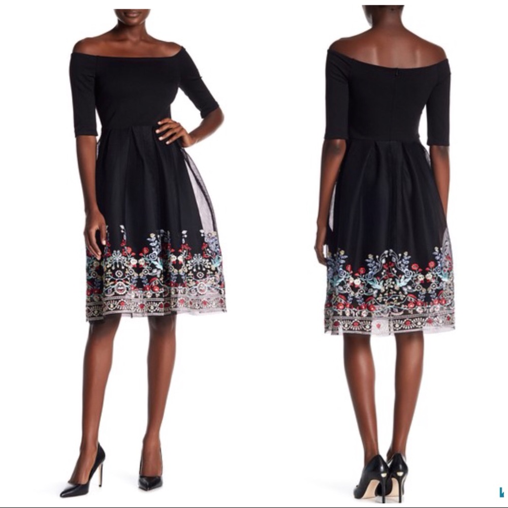 Just Me Embroidered dress