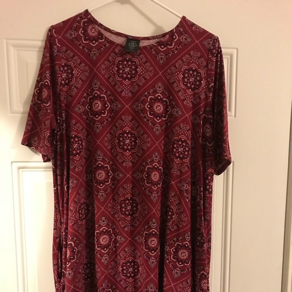 XL Agnes and Dora Swing in Black and Red print