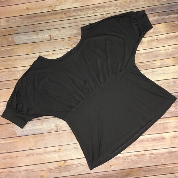 Empire Waist Gray/Silver Top EUC - Picture 2 of 8