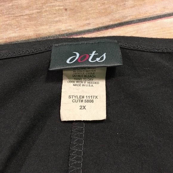 Empire Waist Gray/Silver Top EUC - Picture 7 of 8