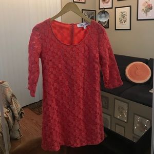 3/4th sleeve lace dress