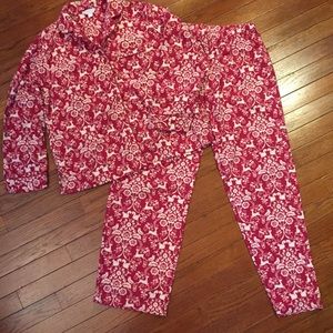 SALE!! Woodland flannel pajamas