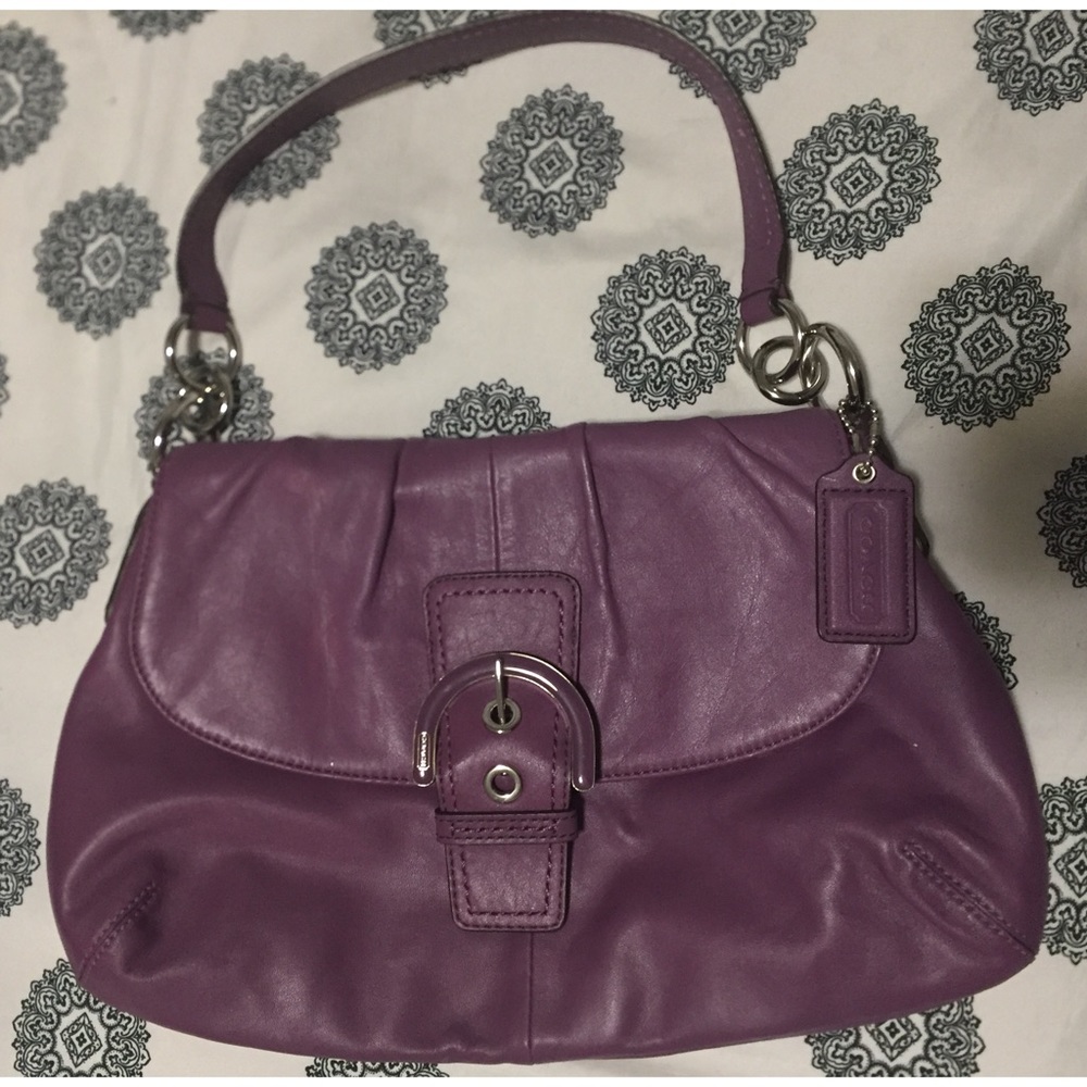 Plum Coach bag