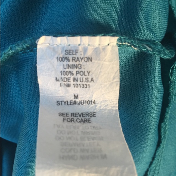 Teal dress - Picture 3 of 3