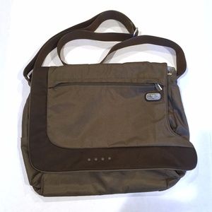 Tumi T-Tech Messenger Laptop Cross Body Bag Olive